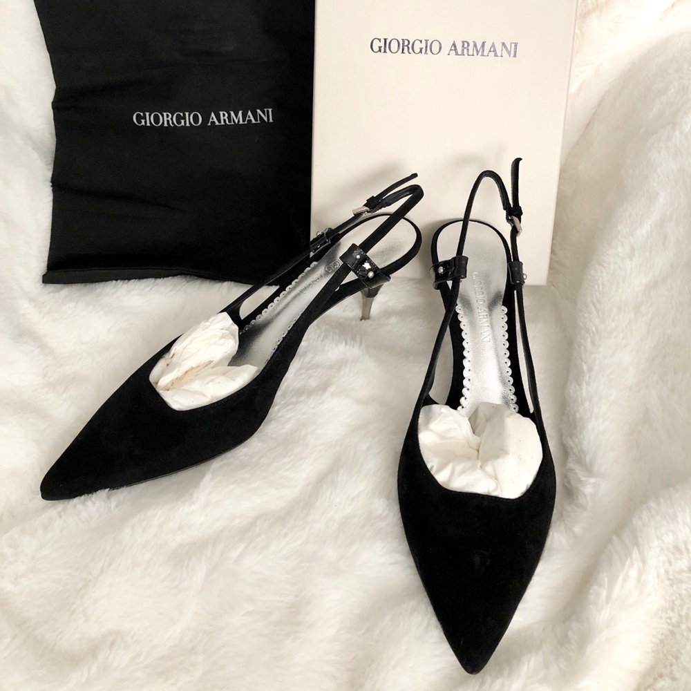 SOLD **** GIORGIO ARMANI Slingback Heels BRAND NEW